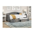 thumbnail image 1 of HomeStock Lakeside Living Twin Wood Daybed with Set of 2 Drawers in Grey, Modern and Durable Design with Under Bed Drawers for Extra Storage, Perfect for Any Space, 1 of 10