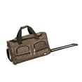 thumbnail image 1 of HomeStock Luggage Rolling Duffle Bag,leopard, 1 of 8