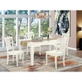 thumbnail image 1 of Medieval Dining Set 5Pc Rectangular Table & Chairs - 42/60 Inch Table with Leaf, 1 of 1