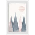thumbnail image 1 of Striped Moon Wall Art Print - Framed Canvas Painting for Home Decor - 24" x 16", 1 of 1