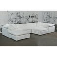 thumbnail image 1 of Modular Sectional Sofa, Deep Seating U-Shaped Couch, Washable Performance Fabric, White Living Room Furniture, 1 of 8