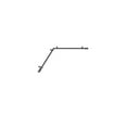 thumbnail image 1 of Stylish Curtain Rods & Hardware Set - Black Metal Rods, Finials, Corner Connectors - Home Decor, 1 of 2