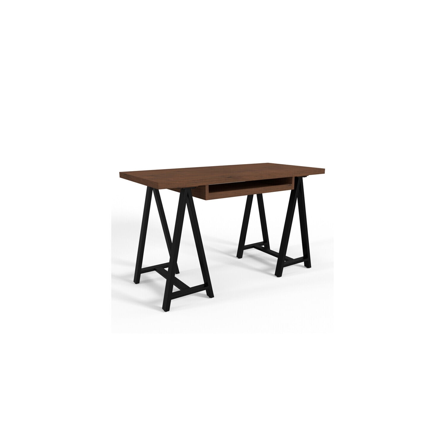 Walnut Veneer Desk - 50