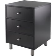 HomeStock Mediterranean Mingle Accent Table with 3 Drawers