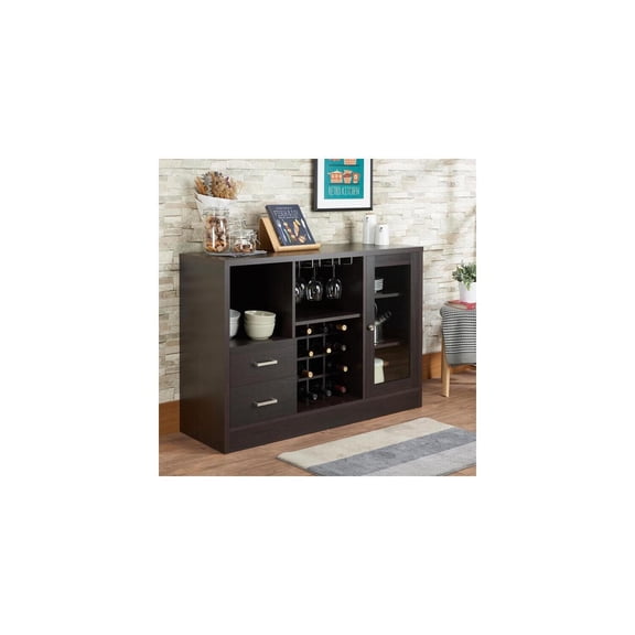 HomeStock Mediterranean Mingle Server, Espresso