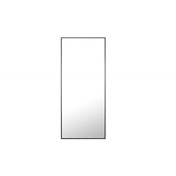 Large Rectangle Mirror 30x72 - Metal Frame Wall Mirror - Black Finish - Vertical or Horizontal Hanging