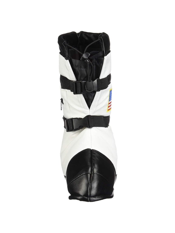 HomeStock Modern Marvel Astronaut Boots, White - Small