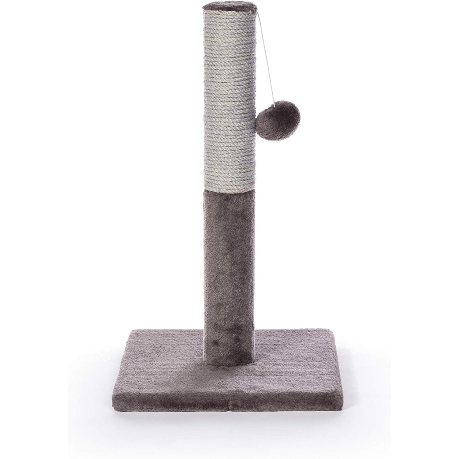 HomeStock Modern Marvel Cat Scratching Post with Sleek Contemporary Design, Durable Materials, Sturdy Base, and Perfect Height for Cats to Scratch-Size:11.63"L x 11.63"W x 20.5"H
