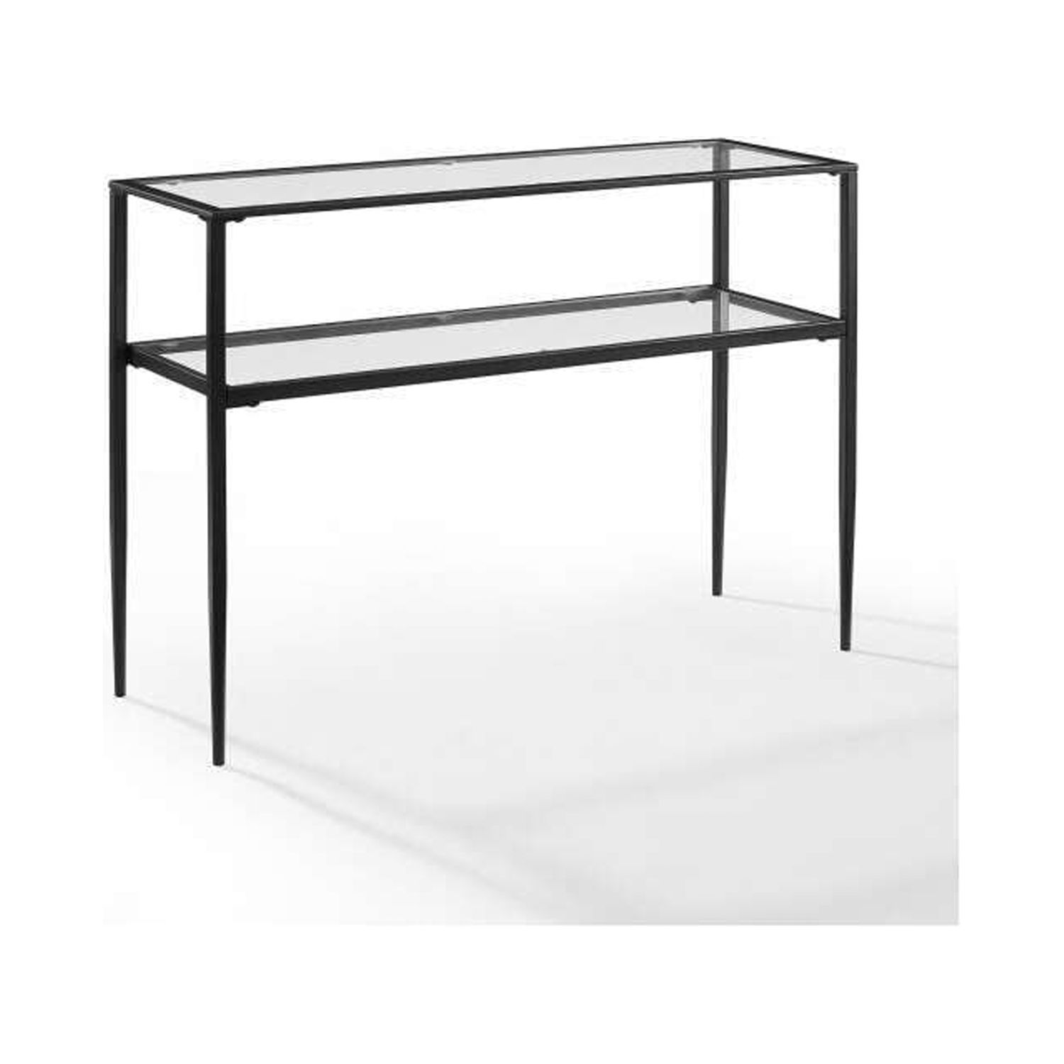 HomeStock Modern Marvel Console Table Matte Black