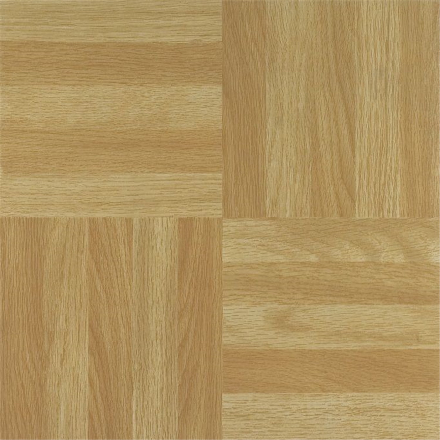 HomeStock Modern Marvel Adhesive 12-Inch Vinyl Floor Tiles, 20 Tiles - 12" x 12", Four Finger Square Parquet Pattern - Peel & Stick, DIY Flooring for Kitchen, Dining Room, Bedrooms & Bathrooms