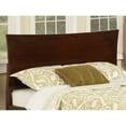 thumbnail image 1 of Modern Headboard with USB Charger - Full Size, Adjustable Height, Walnut Finish, Fits Metal Bed Frames - Elegant Bedroom Upgrade, 1 of 3