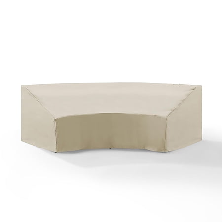 Outdoor Sectional Sofa Cover - Waterproof Patio Furniture Protector - Custom Fitted, Tan