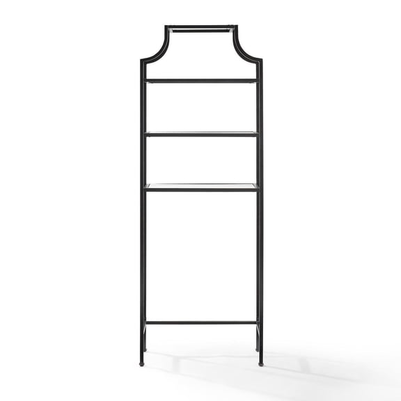 Bathroom Space Saver Cabinet - Modern Storage Tower, Oil Rubbed Bronze, 11"D x 27"W x 73"H