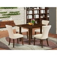 thumbnail image 1 of Modern 5-Piece Dining Set - Table & 4 Parsons Chairs - Hardwood Frame, Button Tufted Design, 1 of 5