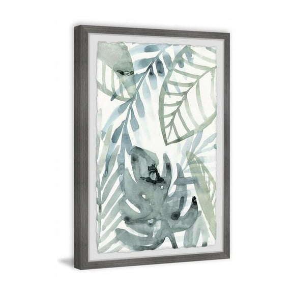 HomeStock Natural Beauty Palms Lines Framed Painting Print, Contemporary Wall Decor: Abstract, Digital Art Prints, and Modern Styles for Your Home