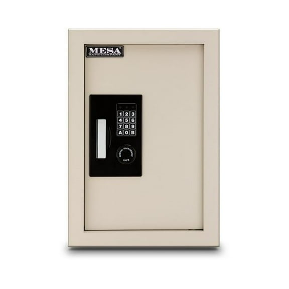 Wall Safe with Electronic Lock - Home Security Storage for Valuables, Documents, Jewelry