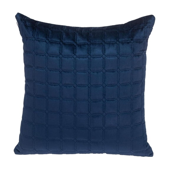 HomeStock Naturally Nice Transitional Style Throw Pillow, Modern Design Decorative Pillow for Sofas and Couches, Living Room Throw Pillow-Color:Navy,Size:20 In x 20 In