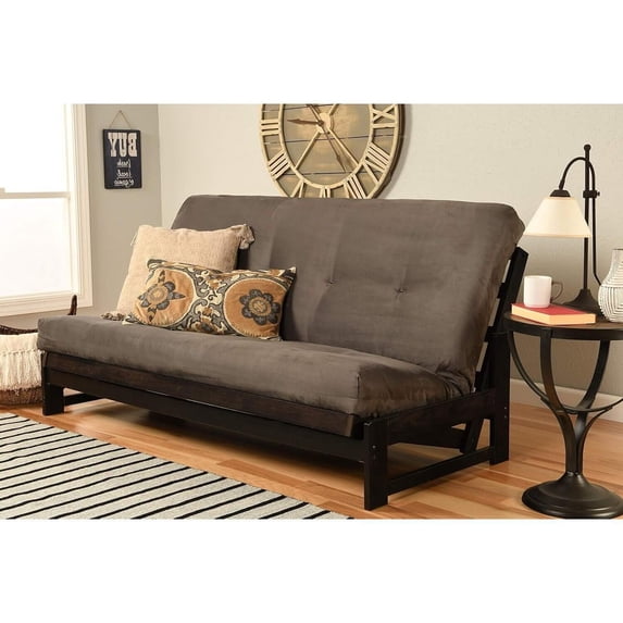Full Size Futon Frame Set - Convertible Sofa Bed for Living Spaces