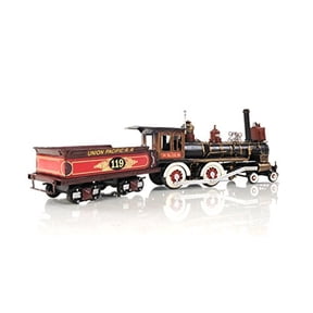 HomeStock Model of Union Pacific Engine - 1:24 Scale Model - Made from Quality Iron - A Museum Decor Piece for Home & Office - 21.0 L x 3.8 W x 6.5 H Inches