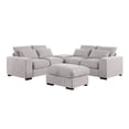 thumbnail image 1 of HomeStock Old World Charm Reversible Modular Sectional Fabric Sofa & Chaise Lounge with Two Ottoman Footrests, Classic and Comfortable Seating, Convertible Couch for Living Room or Family Room - Color, 1 of 1