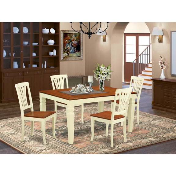 Kitchen Table Set with Dining Chairs - Old World Charm Dinette Set