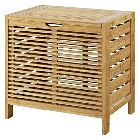 Bamboo Hamper Stylish Laundry Basket Durable Storage Bin Home Organization