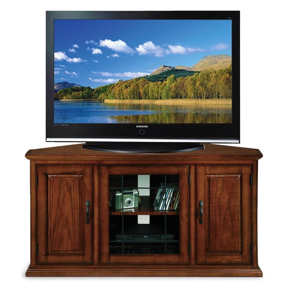 Corner TV Stand with Storage - Entertainment Console for 60" TVs