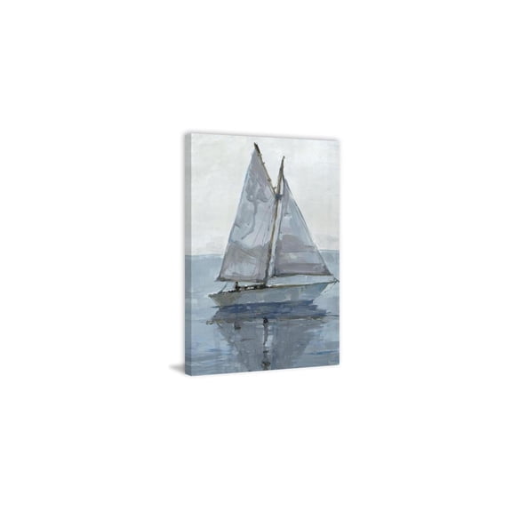 HomeStock Old World Opulence Sailing in Silence Painting Print on Wrapped Canvas, Modern Handmade Canvas Art Decor - Unique and Chic Wall Prints for Contemporary Spaces
