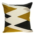 thumbnail image 1 of HomeStock Old World Opulence Throw Pillow - Removable Cover, Embroidered Geometric Design, Durable, Stylish Accent for Any Room, Modern Accent Pillow for Couches, Couch Pillow-Color:Yellow and Cream, 1 of 10