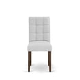 thumbnail image 1 of Dining Chairs Set of 2, Upholstered Seat, Modern Style, 22"D x 17"W x 36"H, 1 of 6