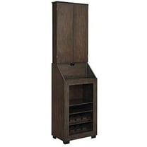 Hathaway Centerpoint Solid Wood Dartboard & Cabinet Set in Dark Cherry