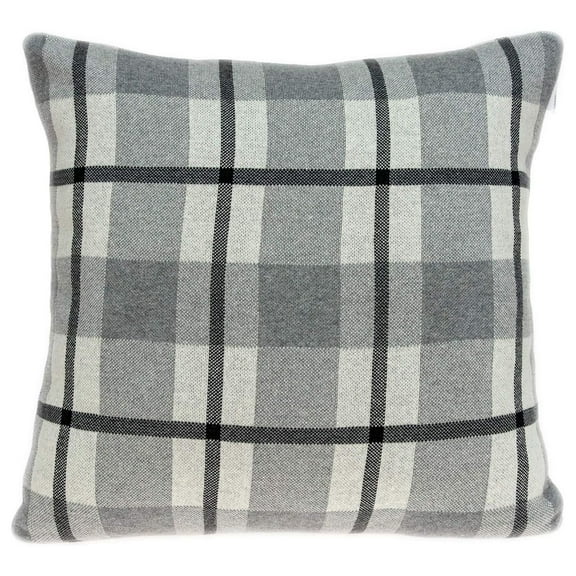 HomeStock Renaissance Refinement Throw Pillow for Living Room Couches, Modern Knitted Decorative Pillow for Sofas and Armchairs, Durable Throw Pillow-Color:Tan and Black,Size:20 In x 20 In