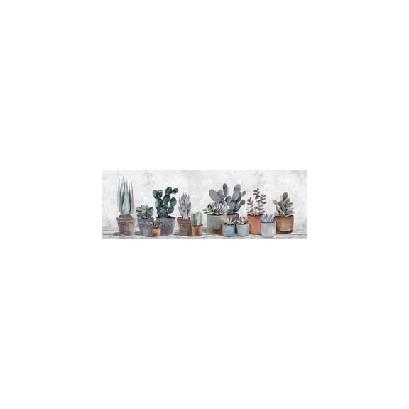 HomeStock Renaissance Revival Collection Painting Print on Wrapped Canvas, 45" x 15", Modern Handmade Canvas Art Decor - Unique and Chic Wall Prints for Contemporary Spaces