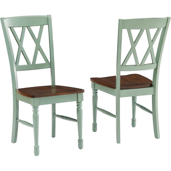 Renaissance Revival Dining Chair Set, Rustic Dining Chairs for Dining Rooms, Sturdy and Durable Wood Build