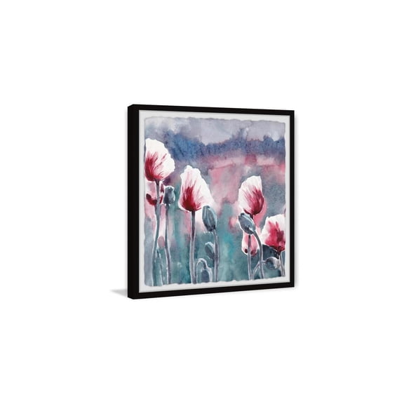 HomeStock Renaissance Rhapsody Blooming Meadow Framed Painting Print, 24" x 24", Contemporary Wall Decor: Abstract, Digital Art Prints, and Modern Styles for Your Home
