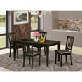 thumbnail image 1 of Kitchen Table Set with Dining Chairs - Modern Cappuccino Finish - HomeStock Renaissance, 1 of 5