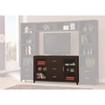 thumbnail image 1 of 2-Door TV Stand with Drawers - Storage Console for Living Room - Modern TV Cabinet, 1 of 3
