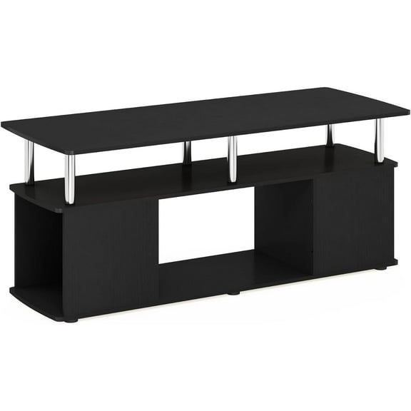 HomeStock Renaissance Romance Coffee Table-Finish:Americano,Style:Stainless Steel Tubes