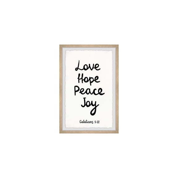 HomeStock Renaissance Romance Peace and Joy Framed Painting Print, Wall Art, Canvas Print, Framed Prints, Wall Hanging Prints for Living Room - Rectangular Shaped
