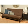 thumbnail image 1 of Futon Frame Full Size - Hardwood Sofa Bed - Cocoa Linen Mattress Included, 1 of 1