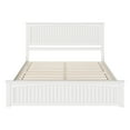 thumbnail image 1 of King Size Wood Platform Bed - Low Profile Modern Design with USB PortsFootboard, 1 of 5