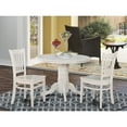 thumbnail image 1 of Retro Kitchen Table Set 3 Piece - Round Dining Table with 2 Chairs - Modern Design, 1 of 5