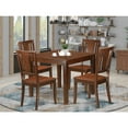 thumbnail image 1 of Retro Dining Set 5 Piece - Hardwood Table & Chairs - Floral Design - Elegant Kitchen Dining Room Set, 1 of 5
