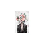 HomeStock Retro Revival Just the Way I Am Painting Print on Wrapped Canvas, Wall Art, Canvas Print, Framed Prints, Wall Hanging Prints for Living Room - 40"L x 1.5"D x 60"H