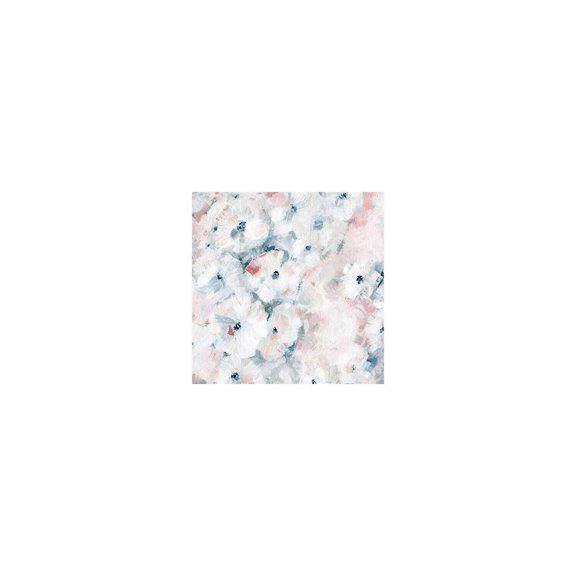 HomeStock Rococo Radiance Faded Flowers Painting Print on Wrapped Canvas, Wall Art, Canvas Print, Framed Prints, Wall Hanging Prints for Living Room