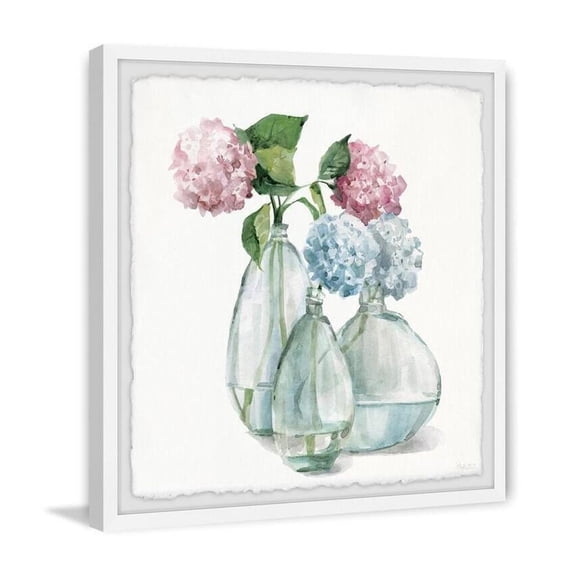 HomeStock Rococo Radiance Vases Framed Painting Print, 12" x 12", Contemporary Wall Decor: Abstract, Digital Art Prints, and Modern Styles for Your Home