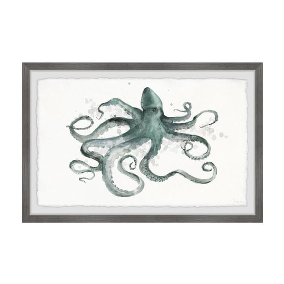 HomeStock Rococo Romance Dancing Tentacles Framed Painting Print, Contemporary Wall Decor: Abstract, Digital Art Prints, and Modern Styles for Your Home