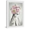 thumbnail image 1 of Floral Turban Painting Print|Framed Flower Wall Art|Rococo Romance Home Decor, 1 of 6