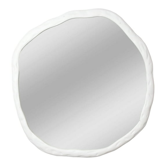 HomeStock Rustic Renaissance Mirror Large White, Modern Mirror, Wall Mirror, Decorative Mirror, Full-Length Mirror, Frameless Mirror, Vintage Mirror, Round Mirror, Rectangular Mirror, Gold Mirror