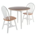 thumbnail image 1 of Rustic Retreat 3 Piecec Drop Leaf Solid Wood Round Dining Table With Rustic Retreat Chairs - 35.98W x 35.98D x 30.08H, 1 of 4